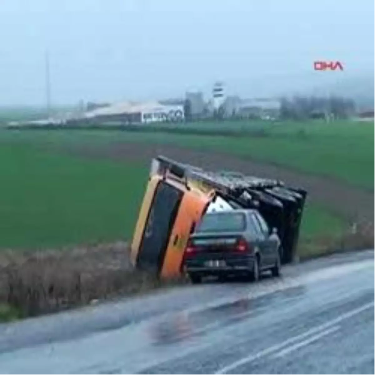 Tekirdağ\'da Sağanak Yağış Etkili Oldu