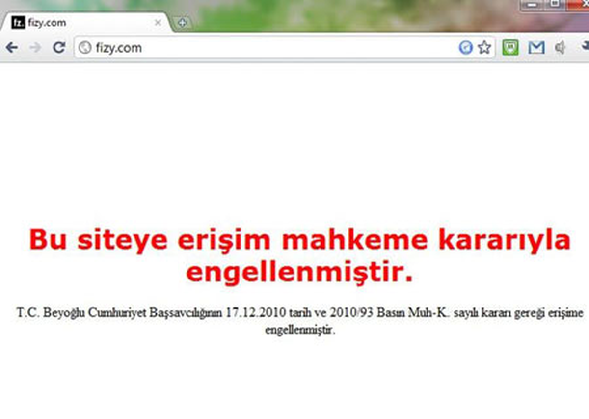 İnternet Sansürü: Sonunda O da Kapatıldı!