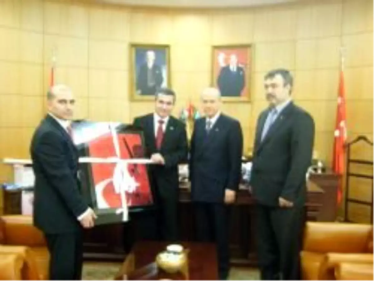 Türk Eğitim- Sen’den, Bahçeli’ye Ziyaret