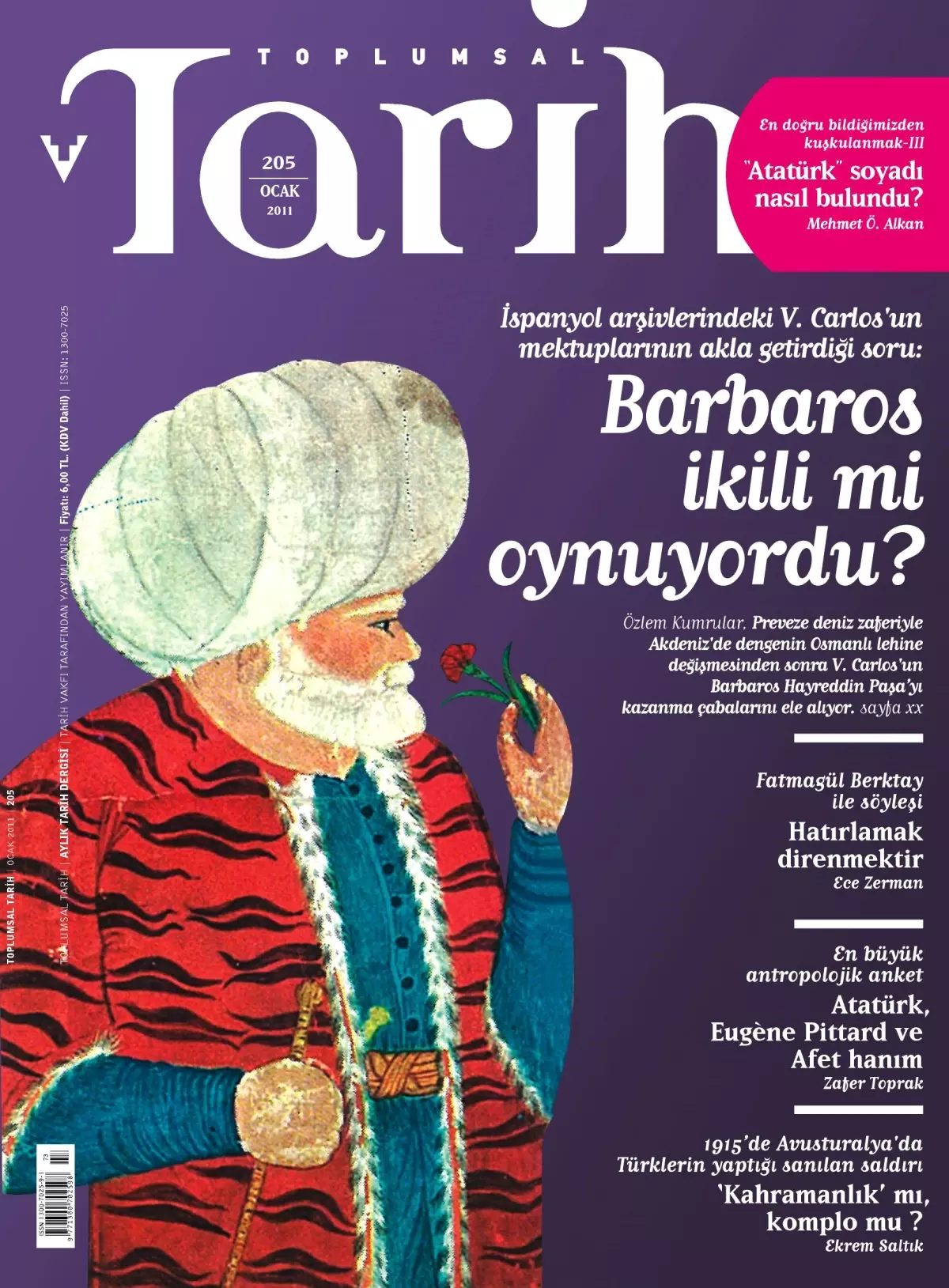 V. Carlos’un Barbaros’la Uzlaşma Çabaları Başlıklı Yazısını Kapağa Taşıdı