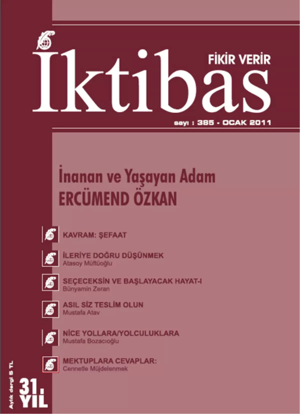 İktibas Dergisinin Ocak Sayısı Çıktı