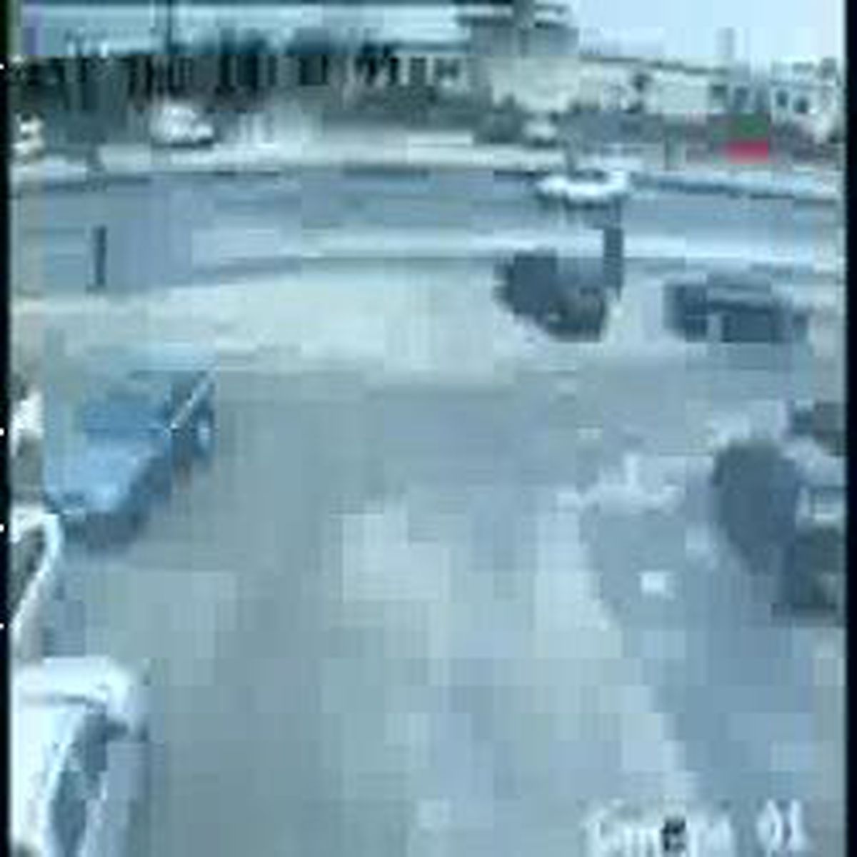 Kaza Saniye Saniye Güvenlik Kamerasına Yansıdı
