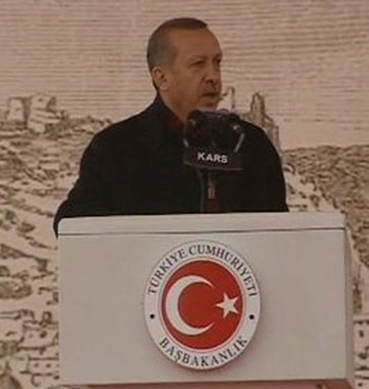 Başbakan'ı Kızdıran Pankart