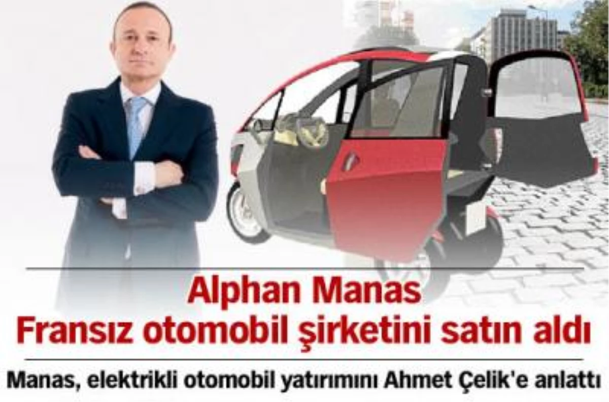 Alphan Manas Fransız Otomobil Şirketini Satın Aldı