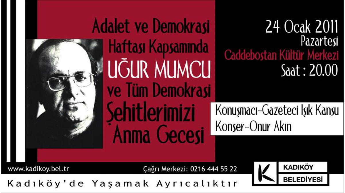 Uğur Mumcu Anma Proğramı