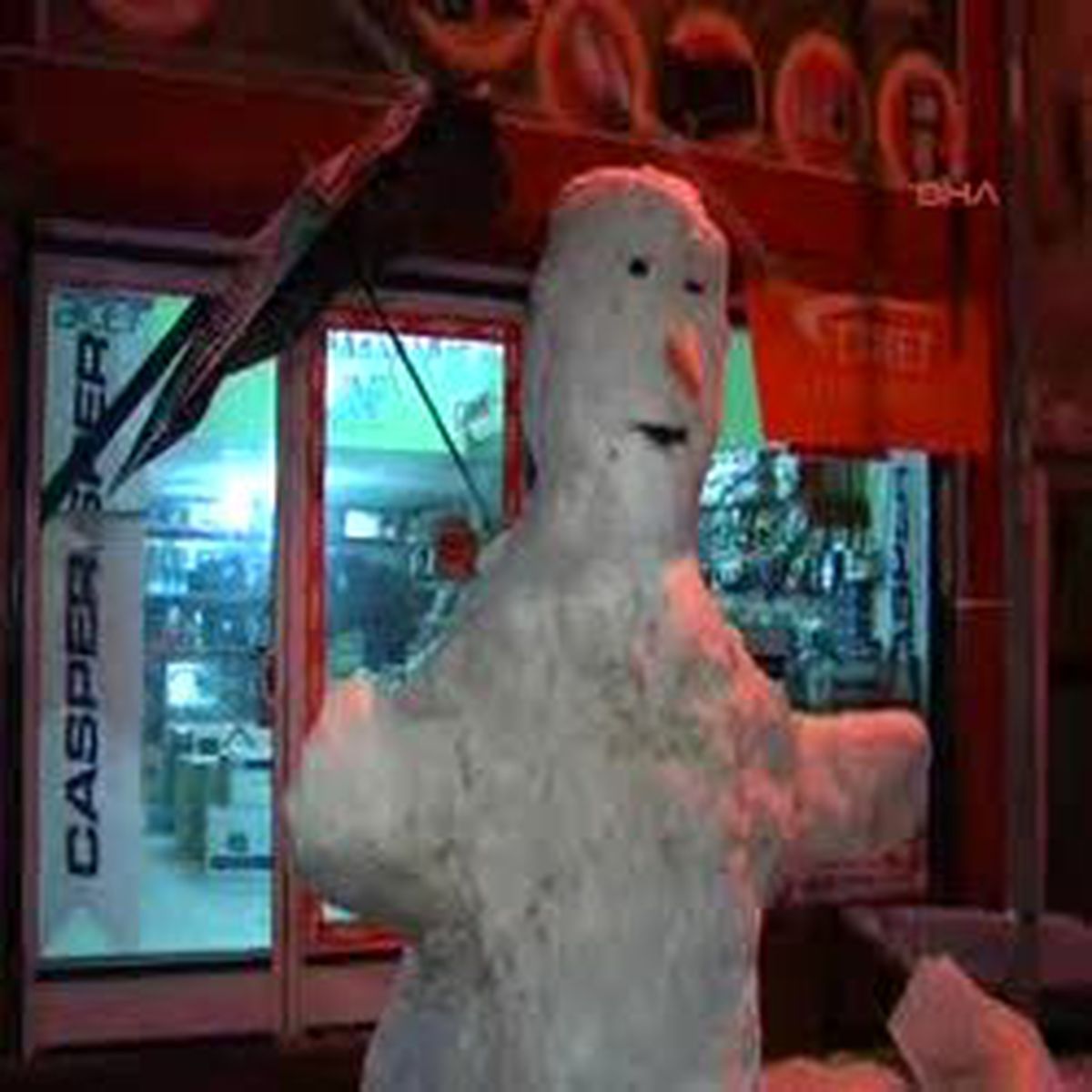 Sivas'ta Kar Yağışı