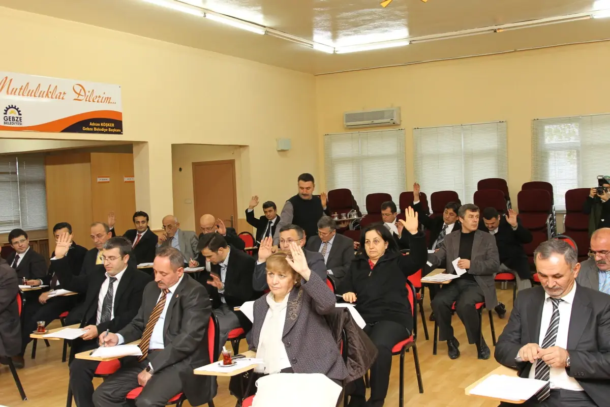 Gebze Belediye Meclisi Toplanıyor