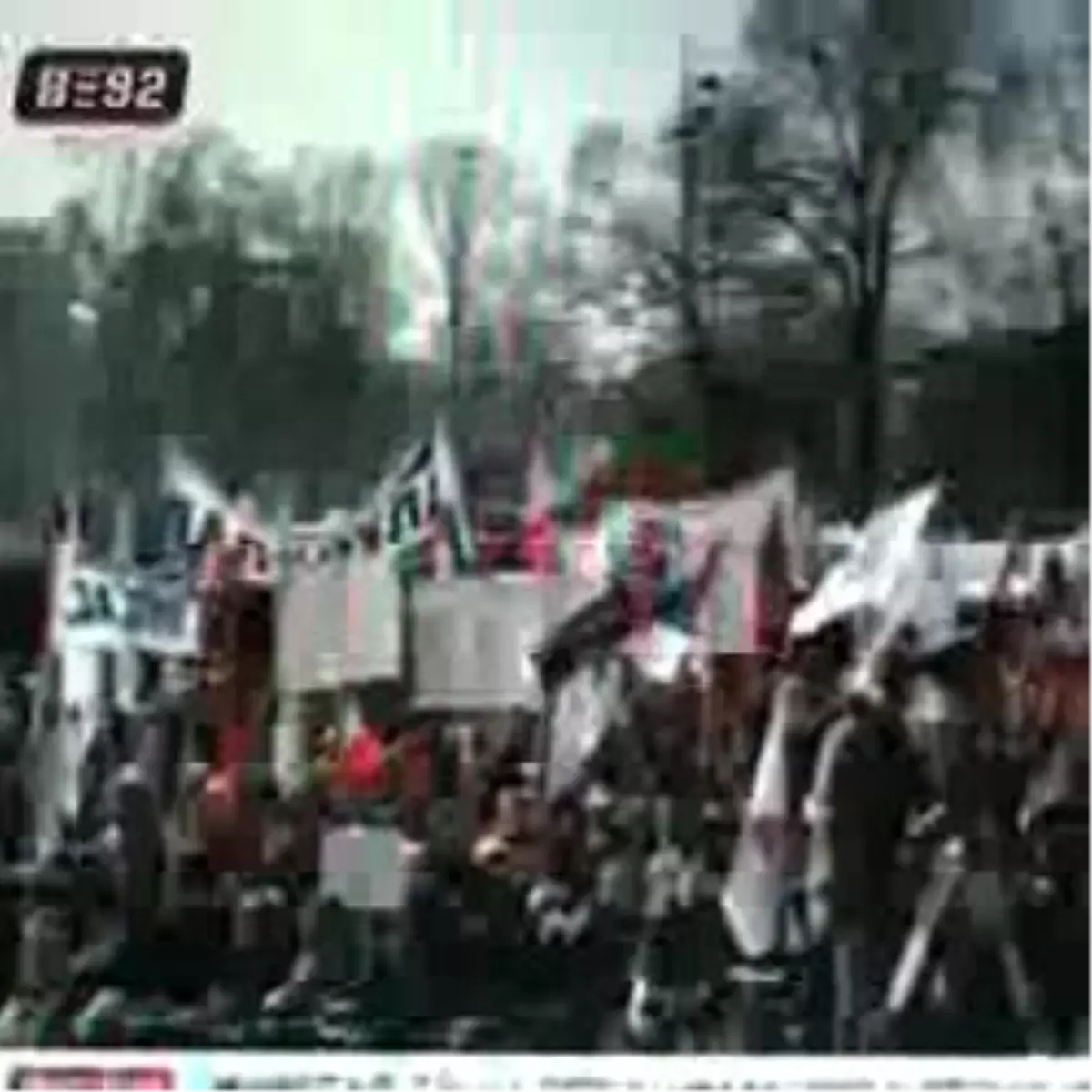 Sırbistan\'da 70 Bin Kişinin Katılımıyla Gösteri Düzenlendi