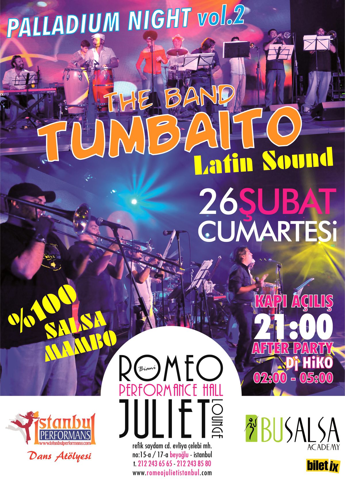Romeo Juliet PerformancE Hall 26 Şubat Cumartesi
