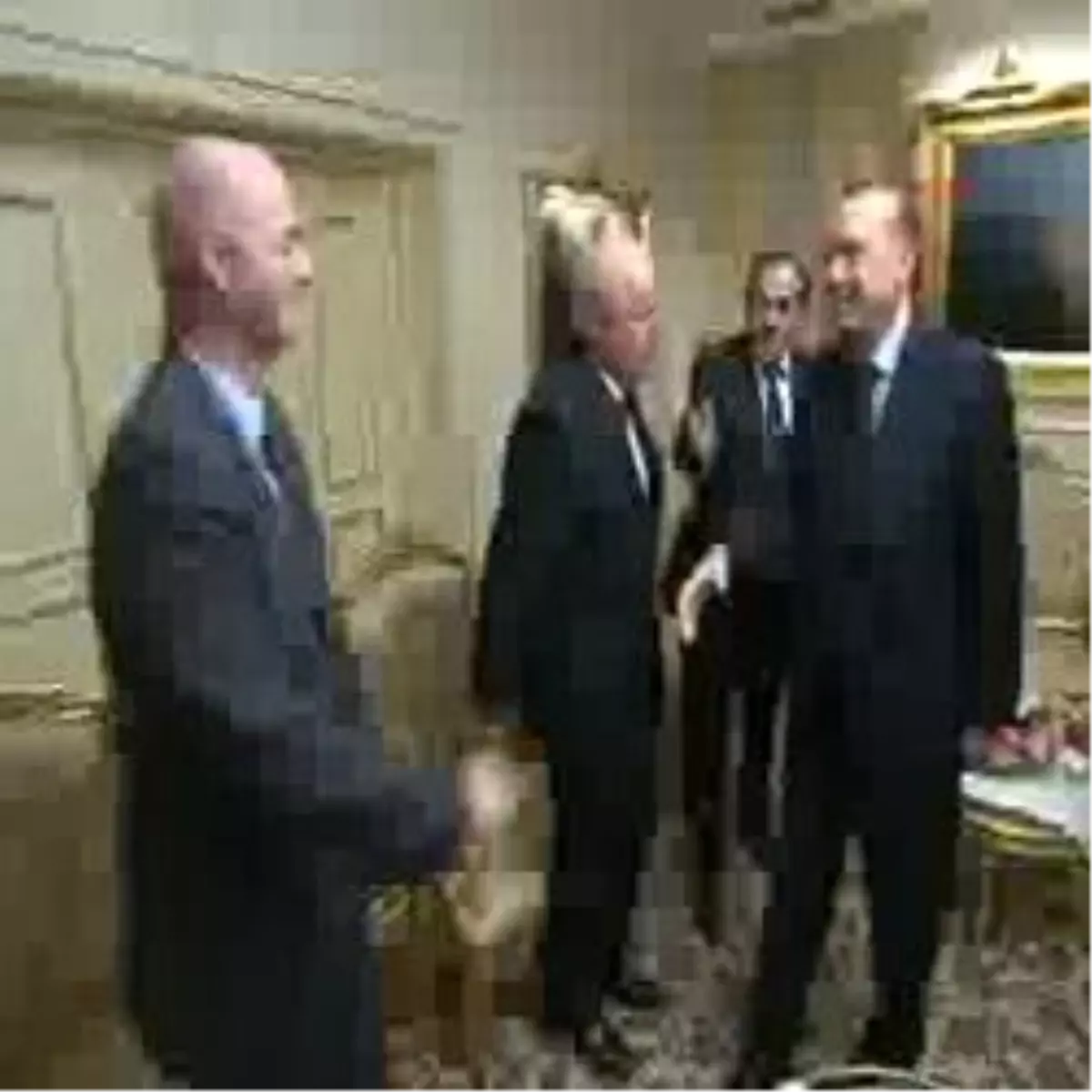 Başbakan Erdoğan Platini İle Görüştü