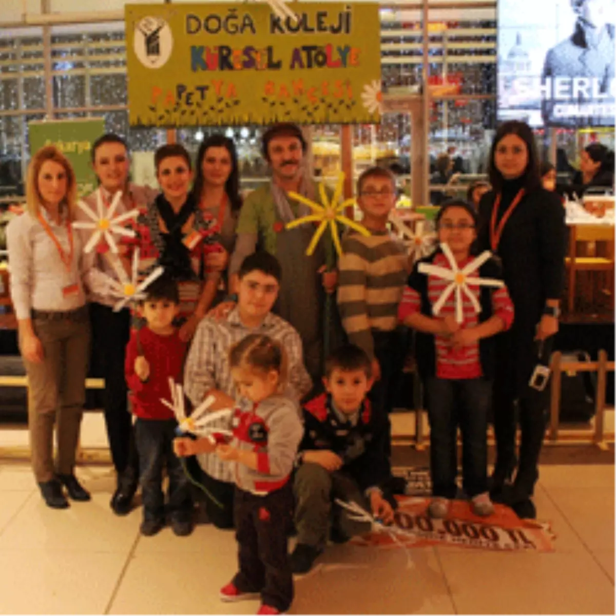 Ada Avm’yi Papetya Bahçesi’ne Çevirdi
