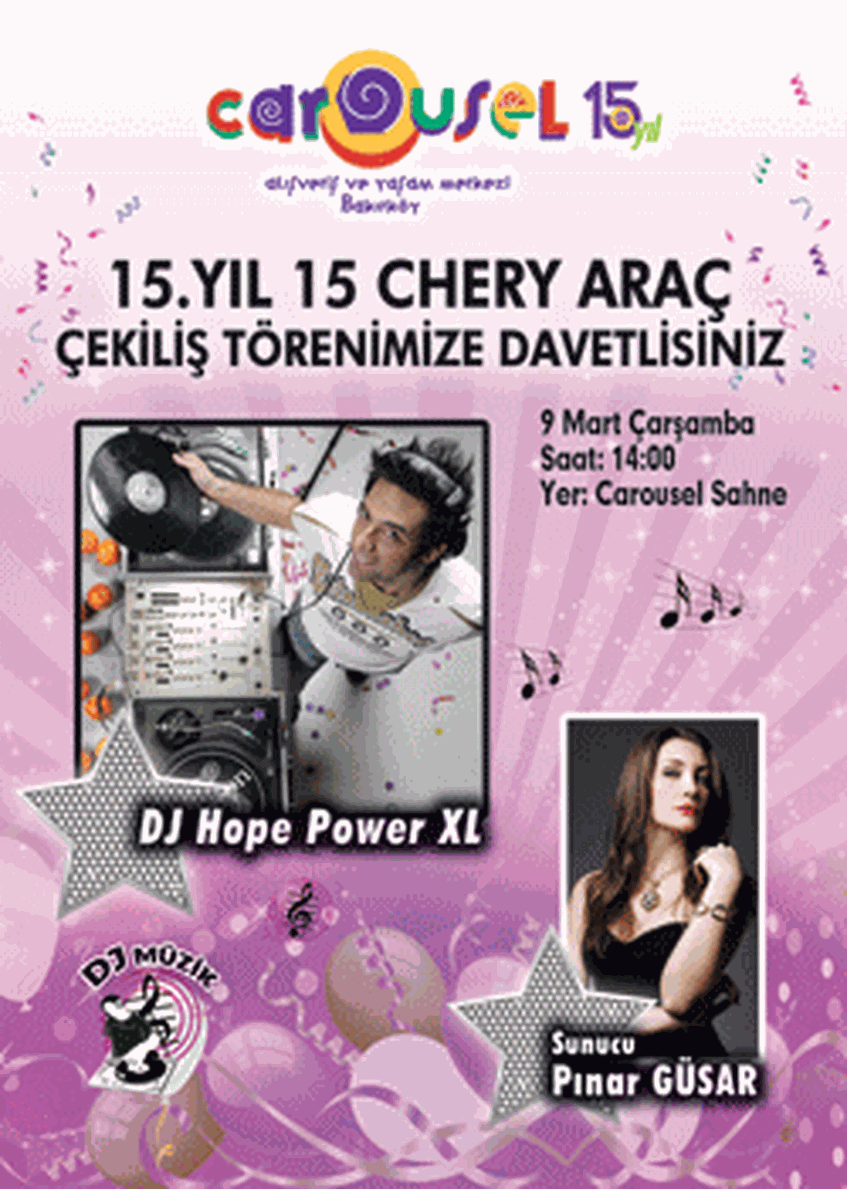 Carousel’in 15. Yılı, 15 Chery ile Taçlanıyor

