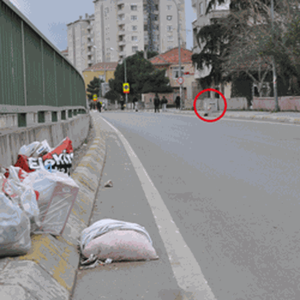 20 Metre İleride Çöp Konteyneri Var ama