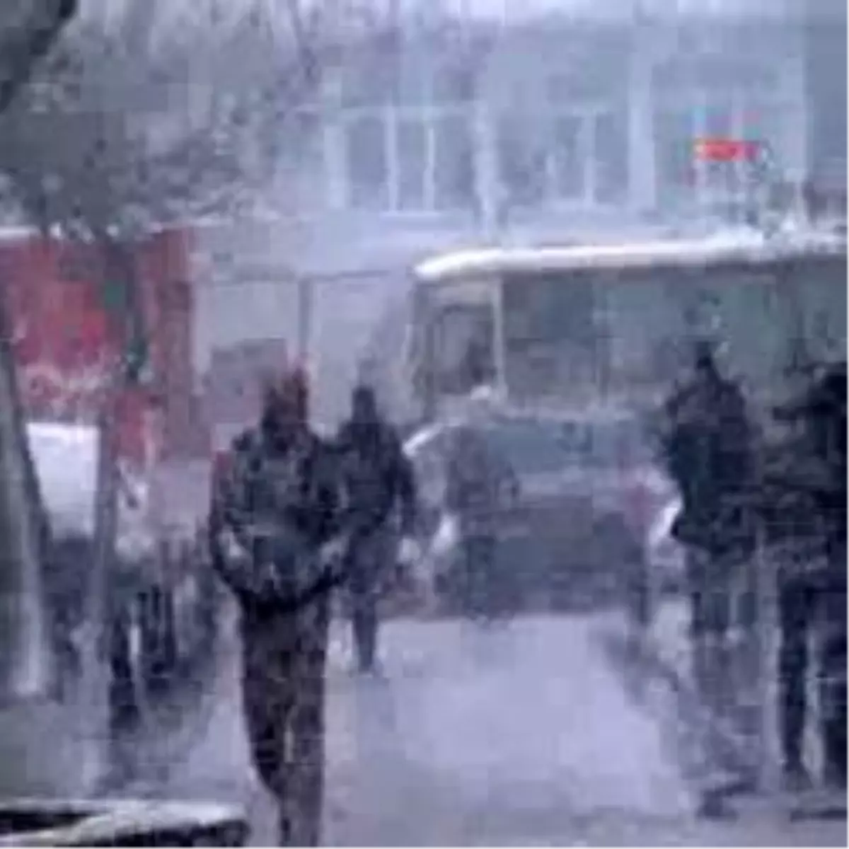 Çorlu Ek Trakya\'da Kar Başladı