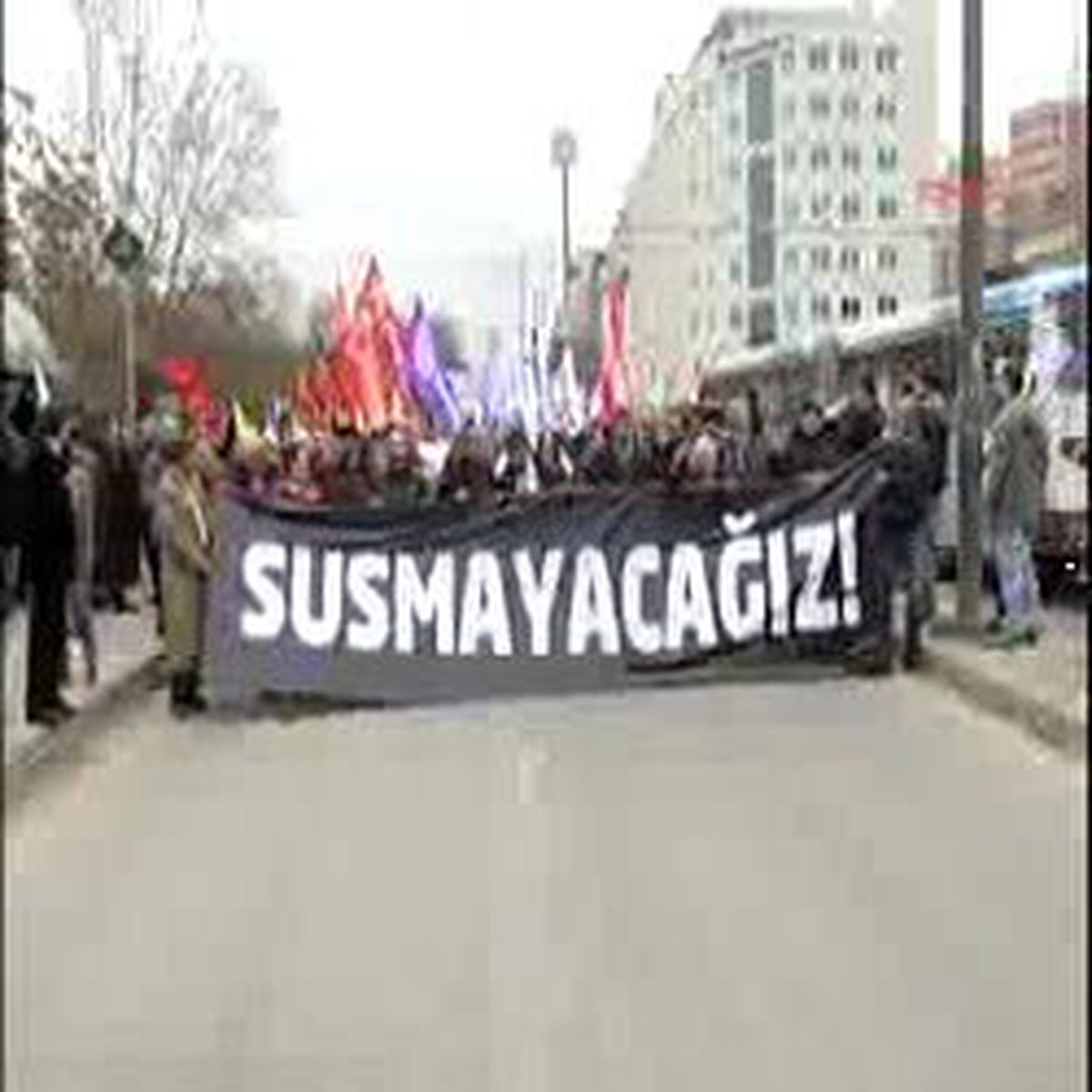 Ankara'da ?Susmayacağız? Eylemi