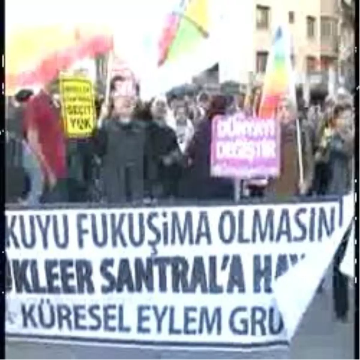 İzmir- Nükleere Tepki; ?Türkiye Fukişima Olmasın?