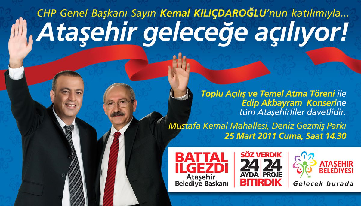 Chp Genel Başkanı Kemal Kılıçdaroğlu Ataşehir'de...
