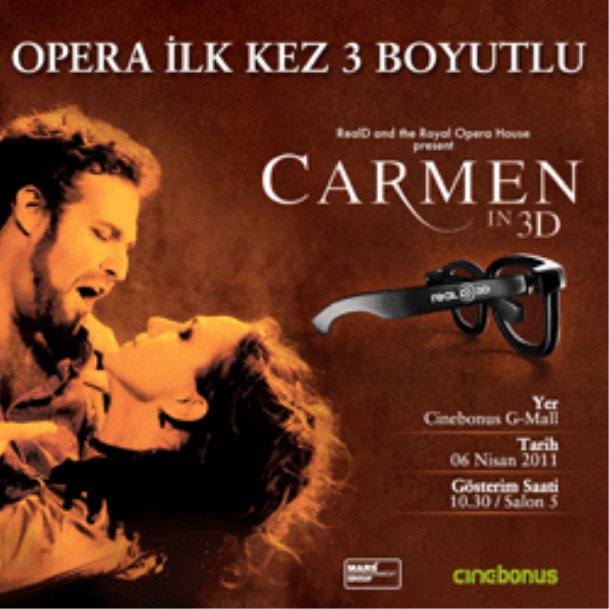 "Carmen 3d" Opera İlk Kez 3 Boyutlu
