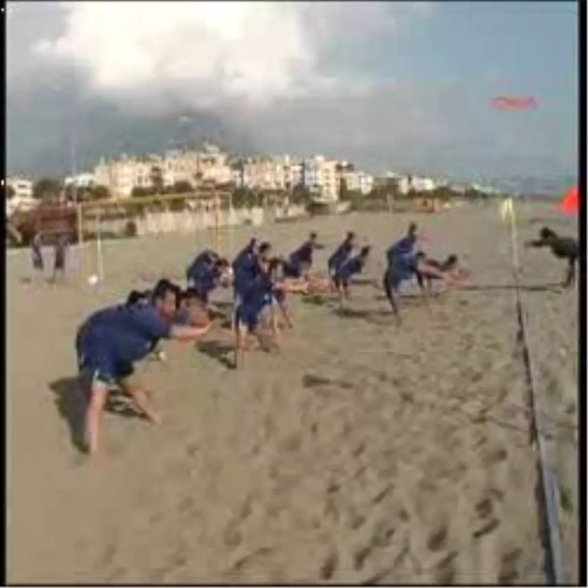 Plaj Futbol Milli Takımı, Alanya\'da Kampa Girdi