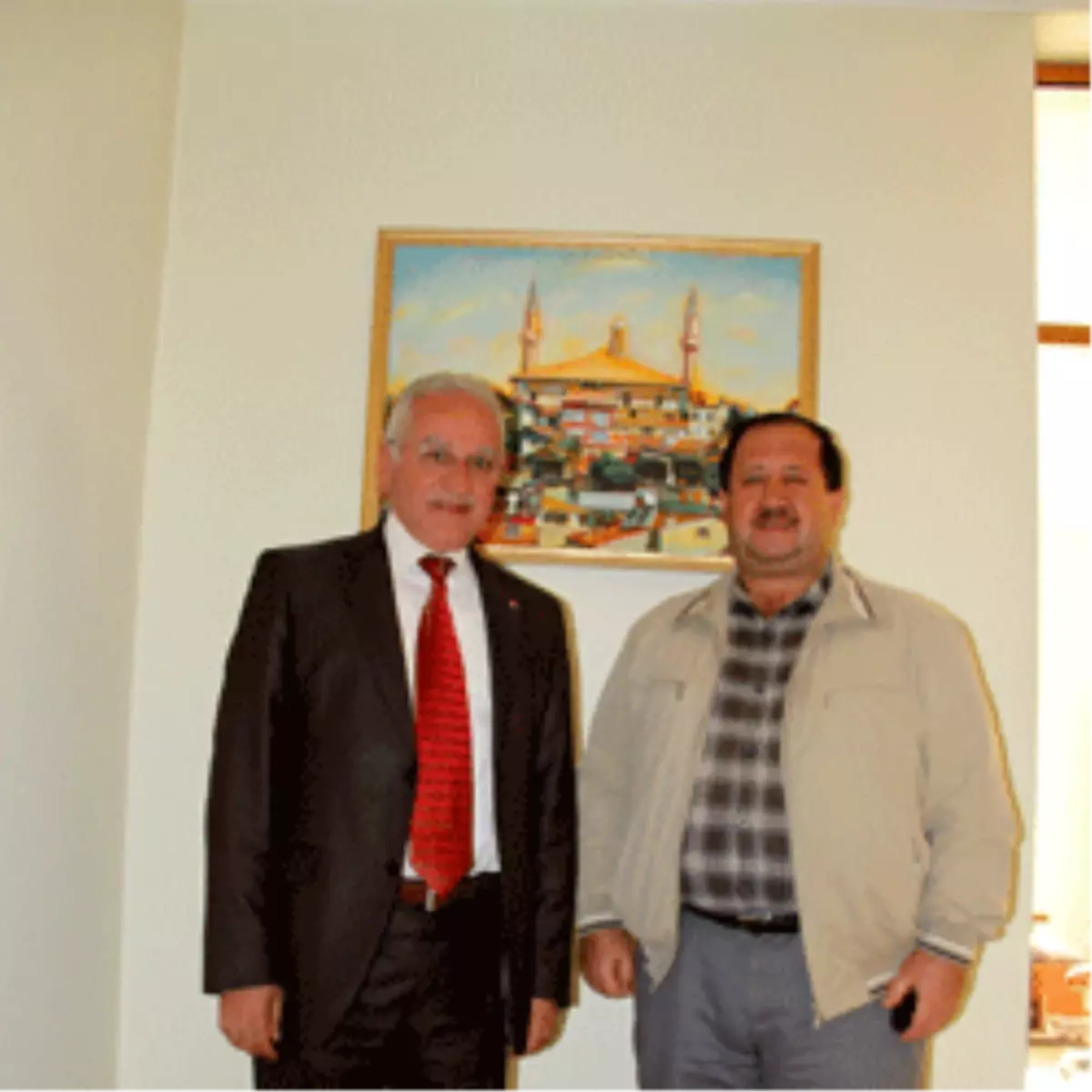 Kadir Güven Başkan Akkaya\'ya Veda Etti