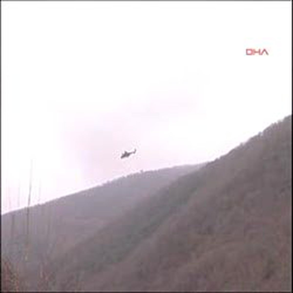 Helikopter Enkazına Ulaşıldı