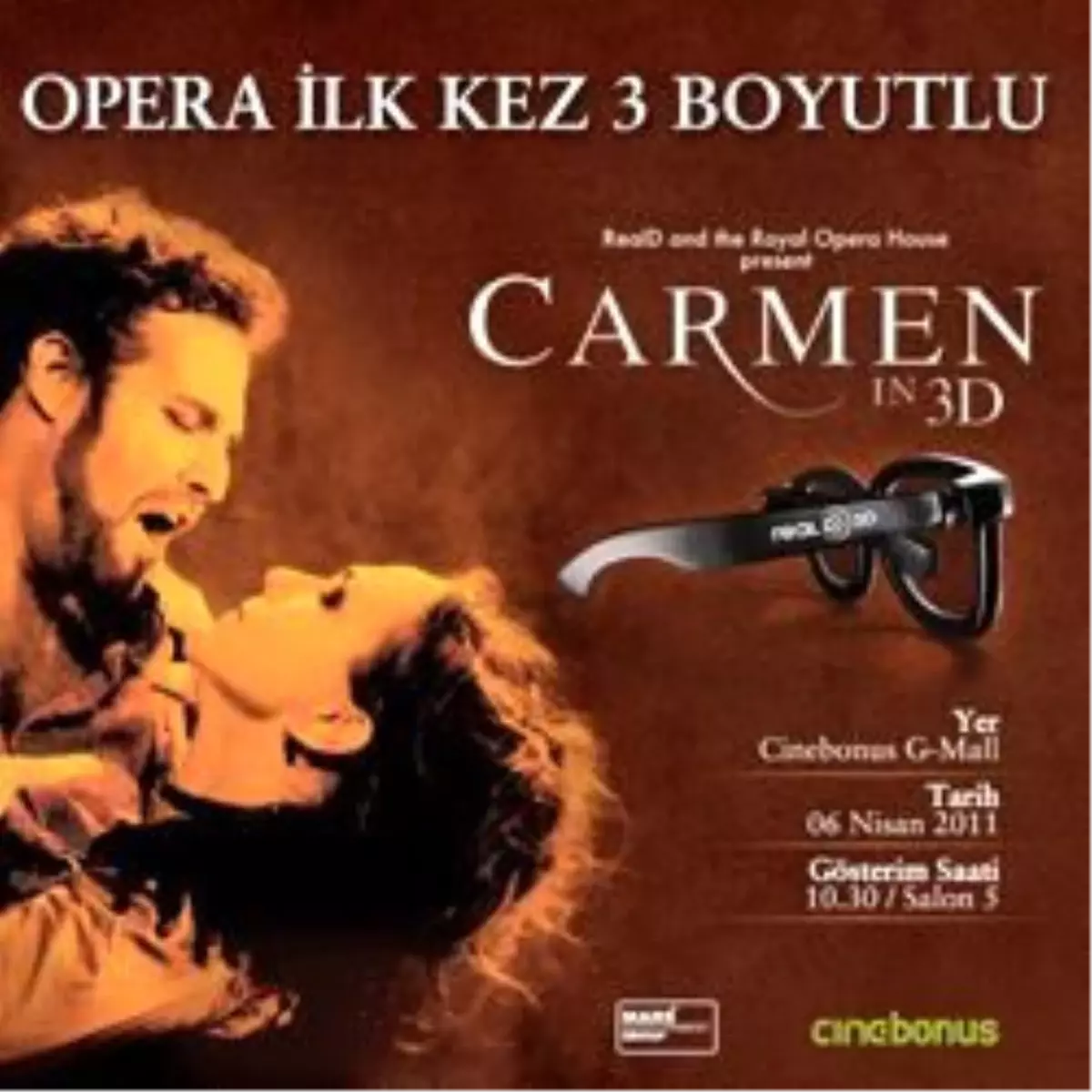 Opera İlk Kez 3 Boyutlu