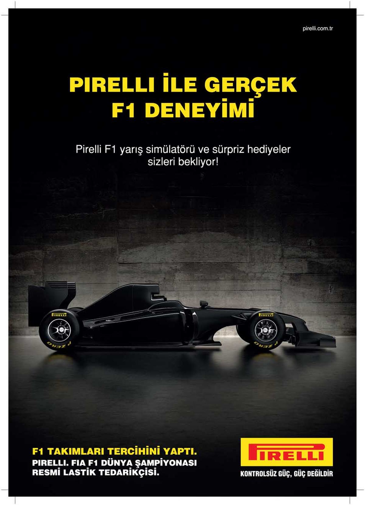 Pırellı F1 Simülatörüyle Gerçek Formula 1 Deneyimi