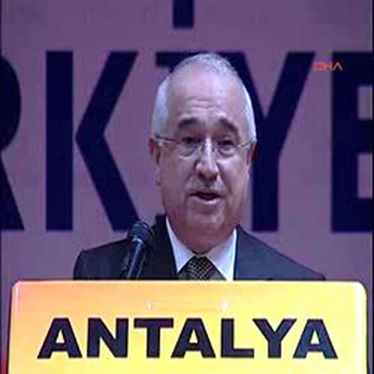 Antalya Ek Devlet Bakanı ve Başbakan Yardımcısı Cemil Çiçek Antalya'da