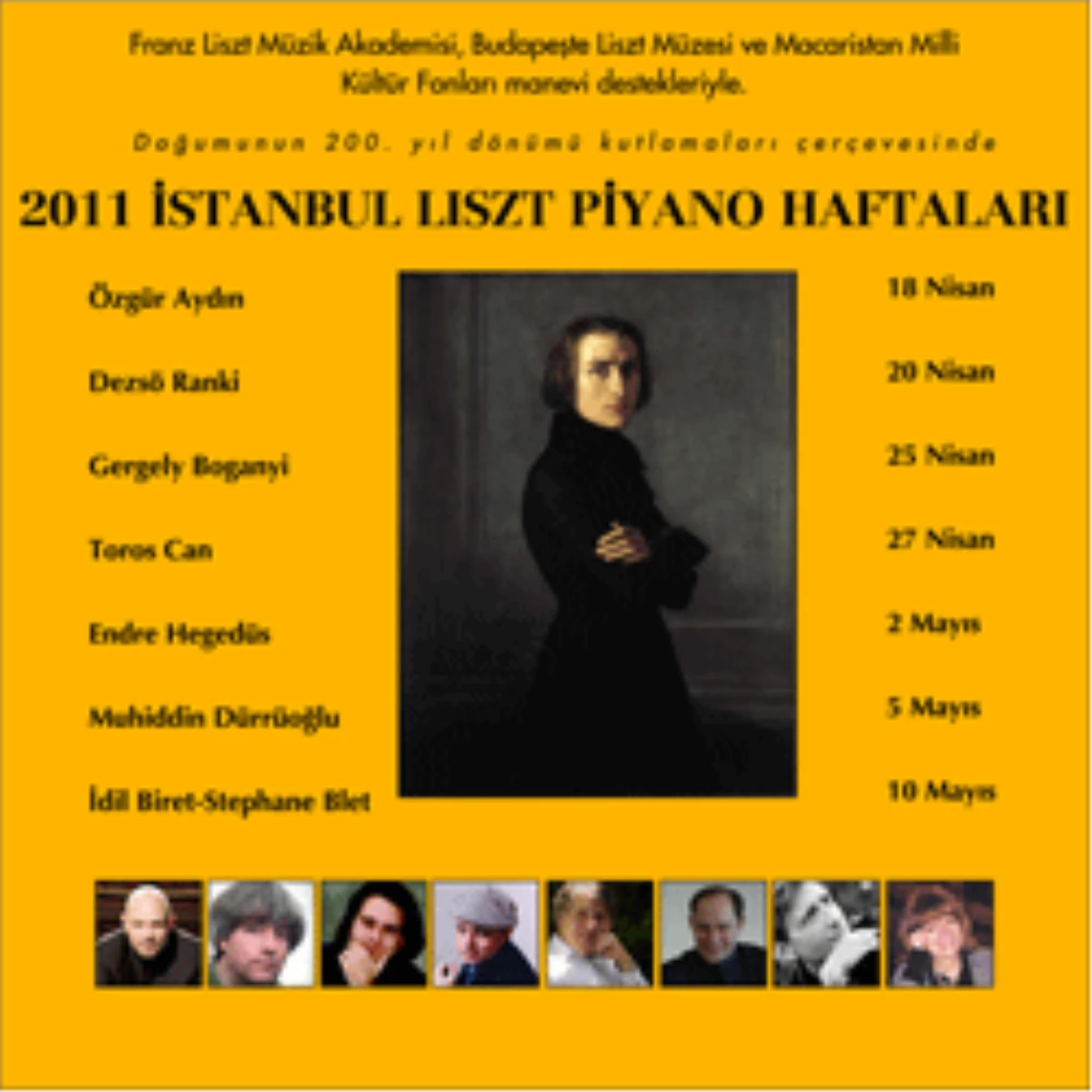 2011 İstanbul Liszt Piyano Haftaları Başlıyor