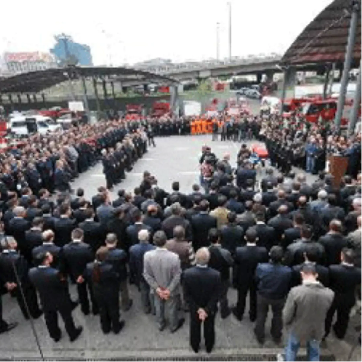 Şehit İtfaiye Erine Duygulu Veda