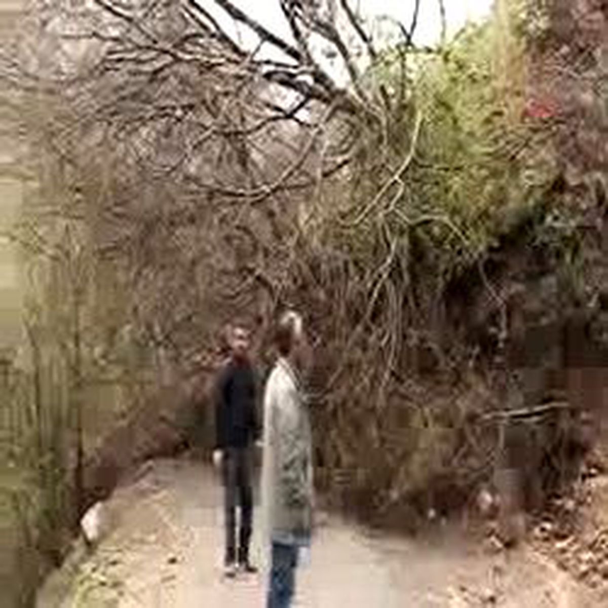 Hakkari'de Heyelan, Köy Yolunu Kapattı