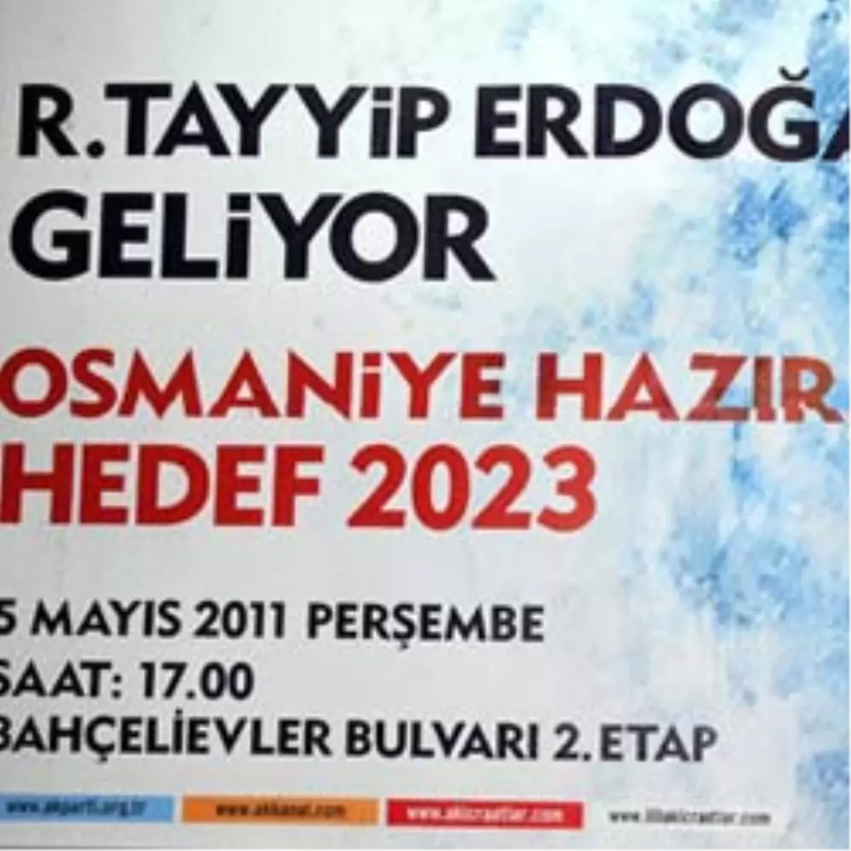 Erdoğan Olmayan Adreste Miting Yapacak