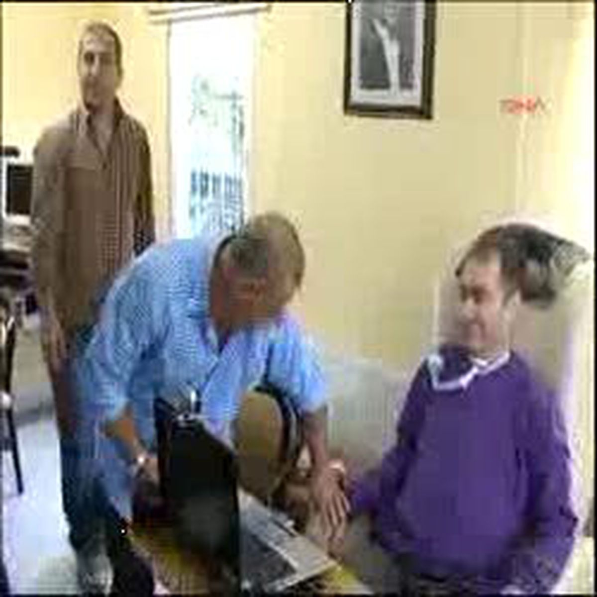 Fatih Terim Ve Rıdvan Dilmen, ALS Hastası Eski Futbolcu İsmail Gökçek'i Ziyaret Etti