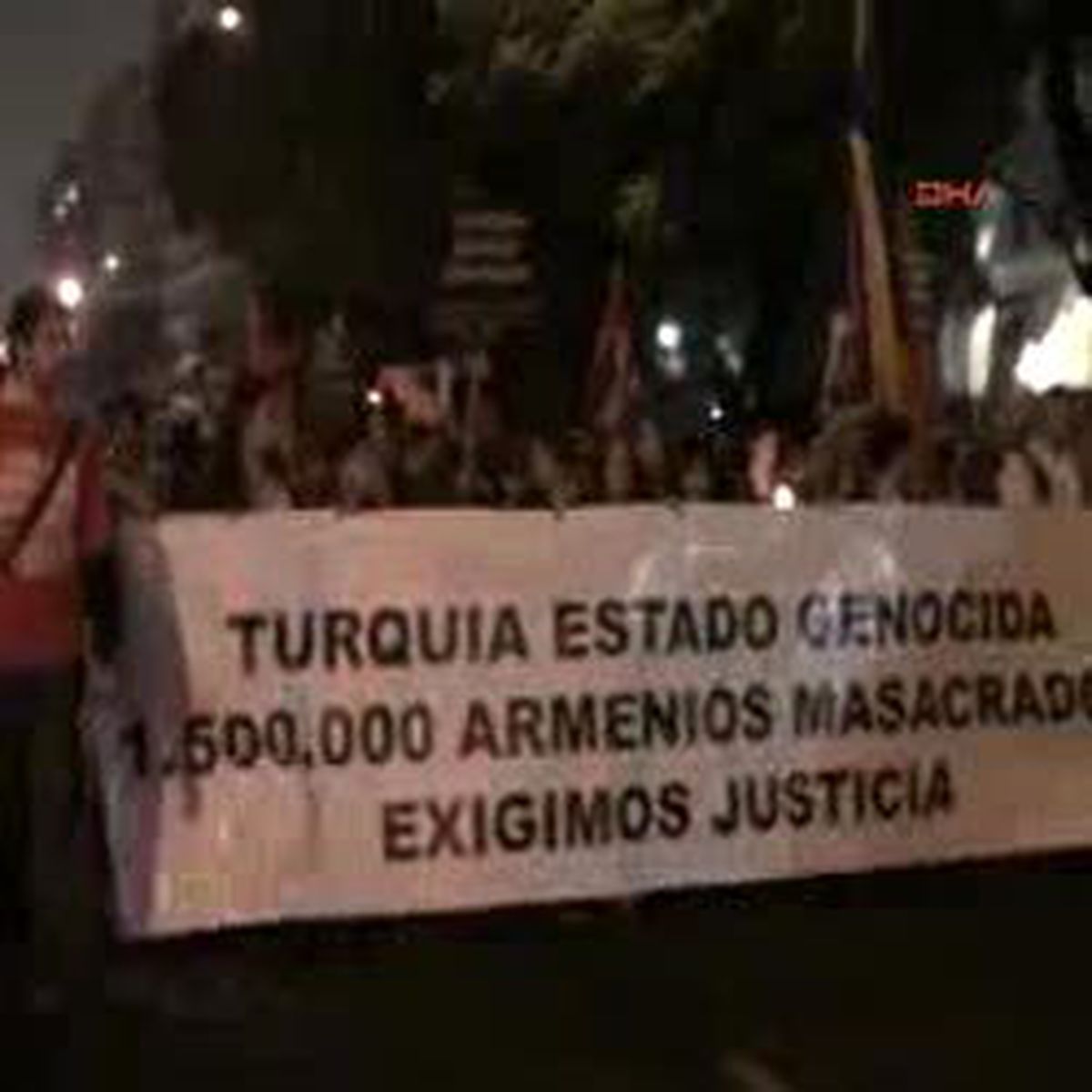 Buenos Aires'te Türkiye'yi Protesto Ettiler