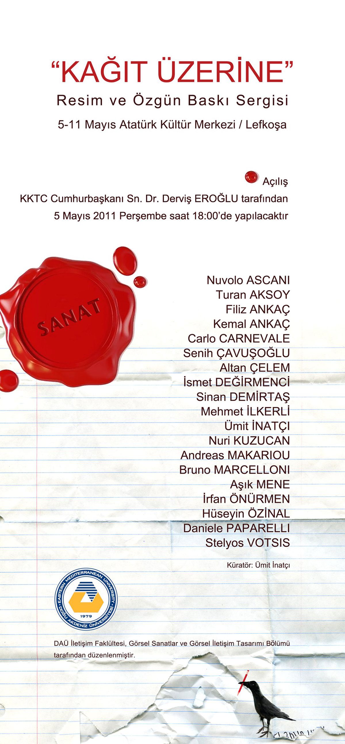 DAÜ'den Kağıt Üzerine Resim Ve Özgün Baskı Sergisi