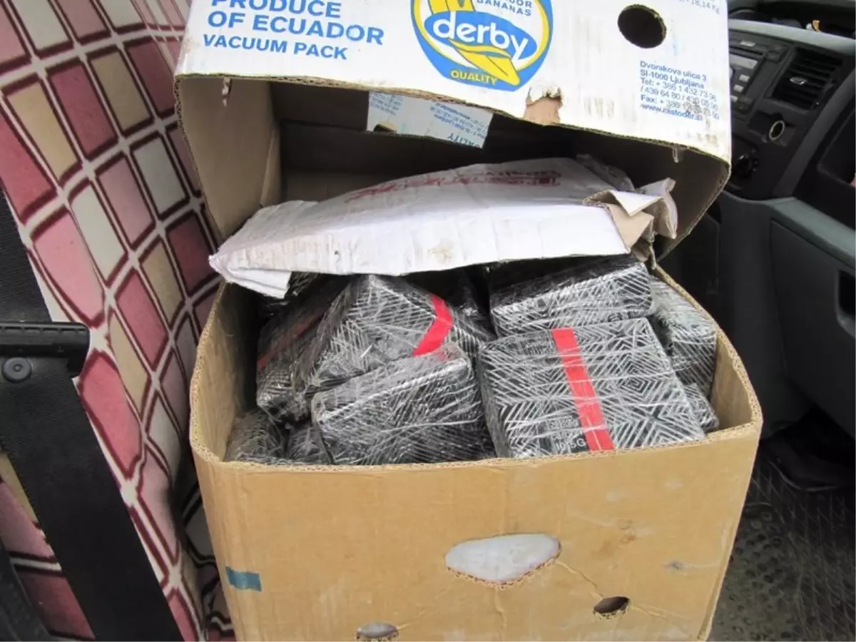 Muz Kutuları İçinde 20 Kilo Eroin