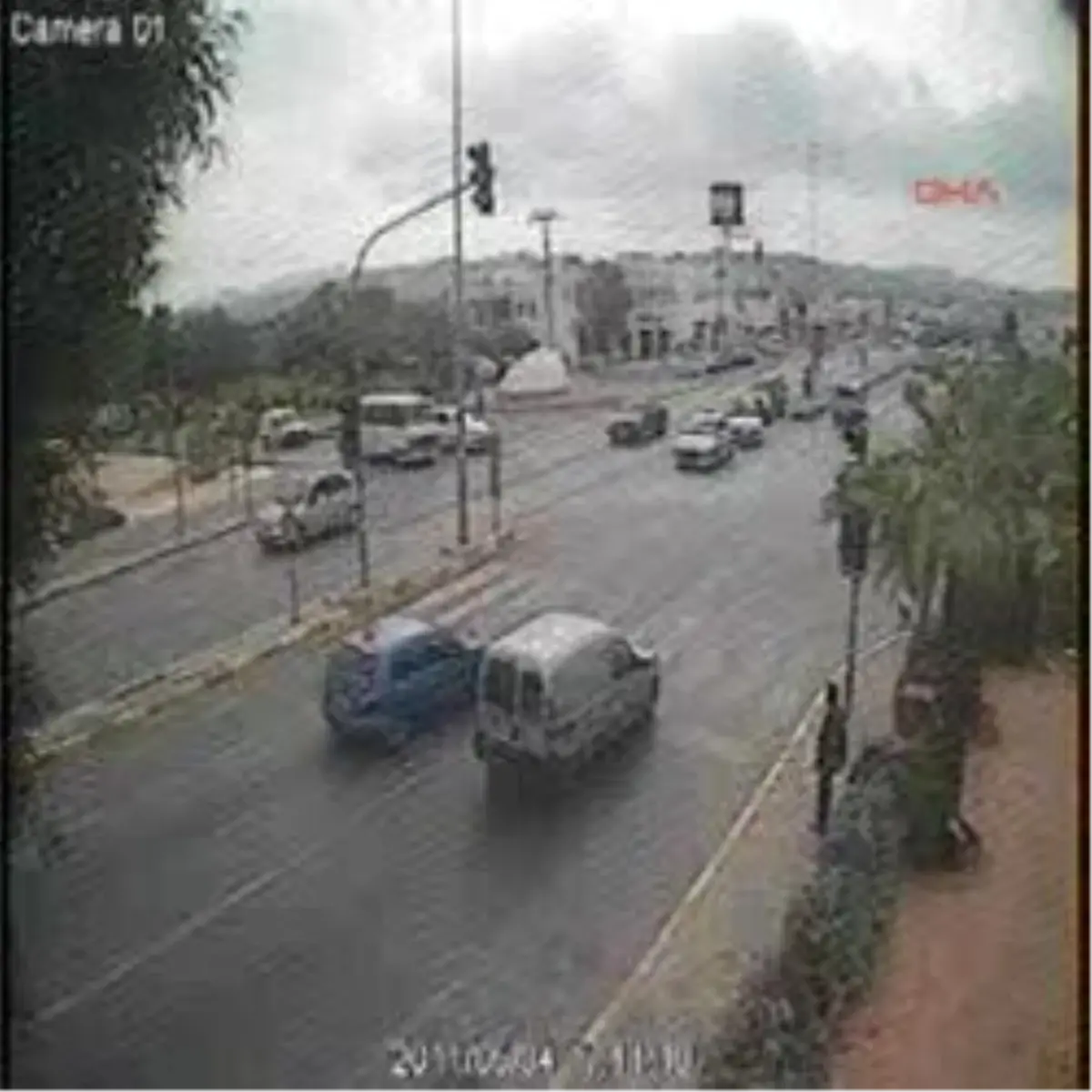 Kaza Güvenlik Kamerasında