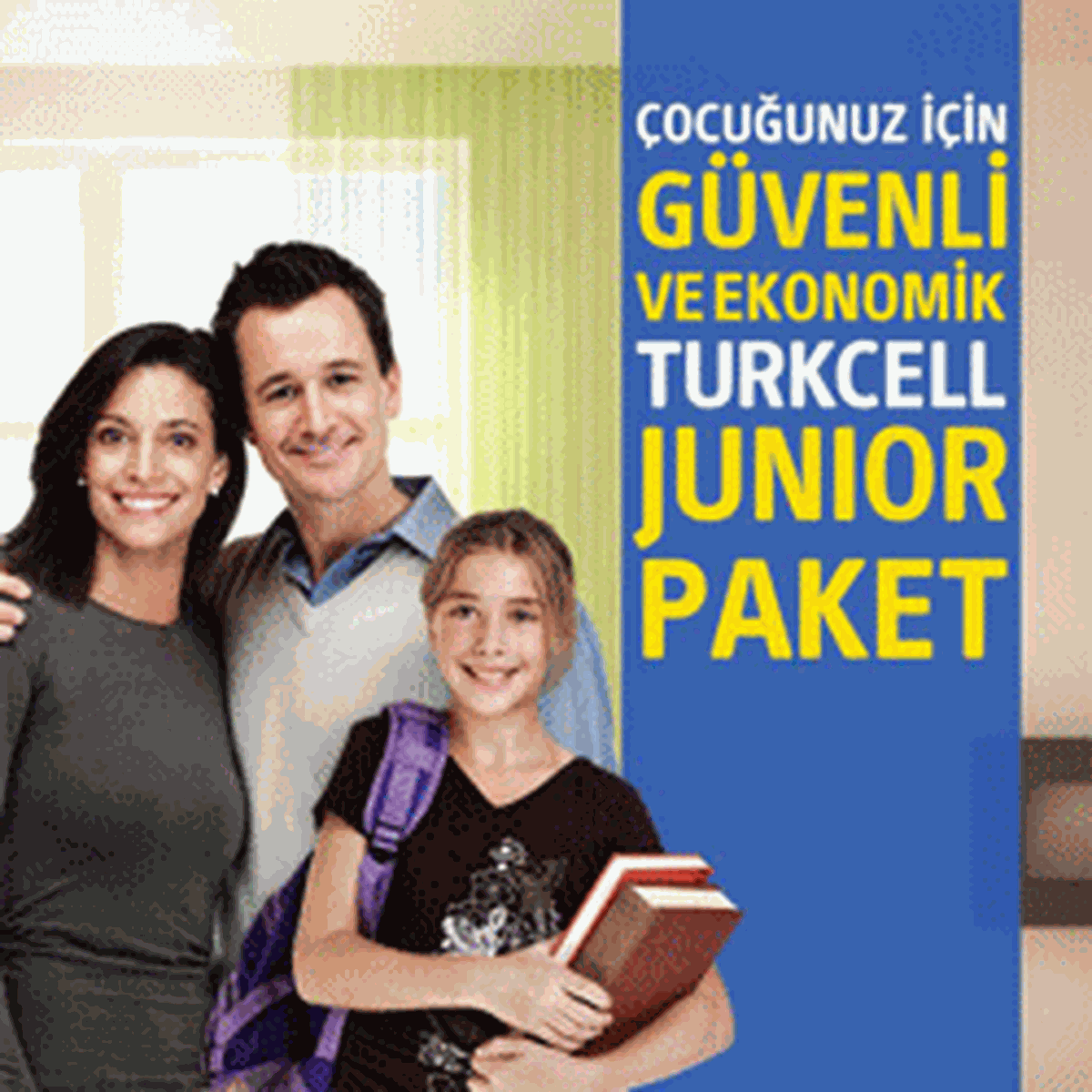Güvenli ve ekonomik Turkcell Junior Paket