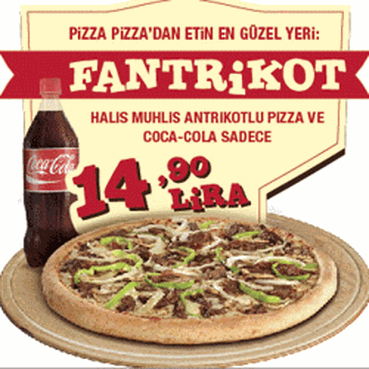 Pizza Pizza’dan Fanatizmi Ateşleyecek Antrikotlu Pizza: Fantrikot