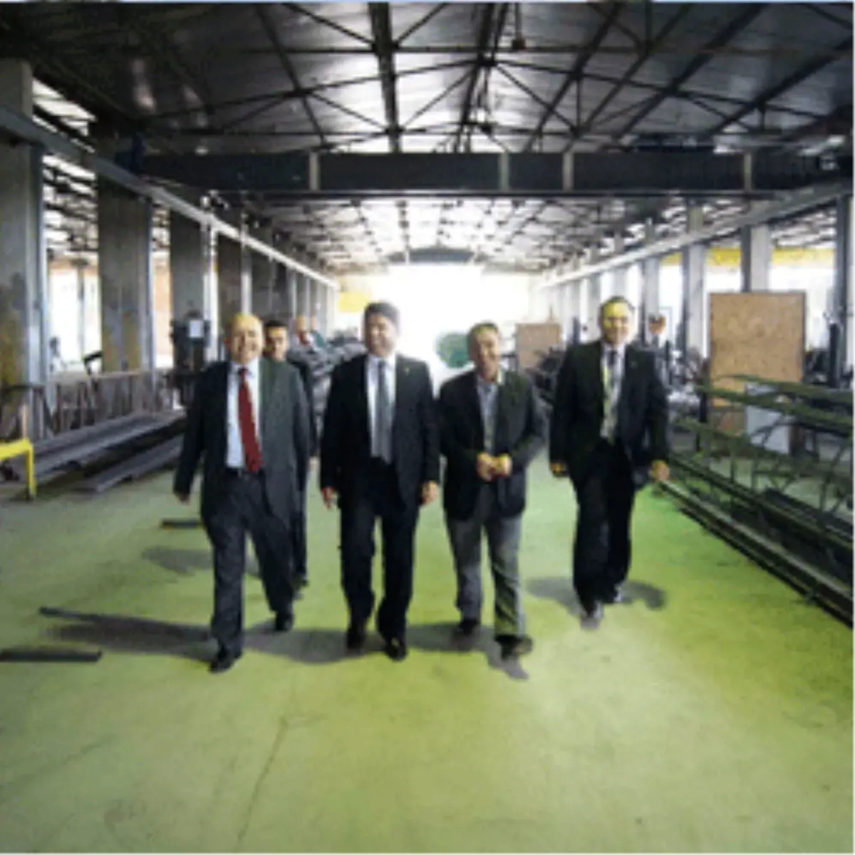 Yılmaz Tunç Ve Seyfettin Kalay, Çelikerler Çelik Konstrüksiyon Fabrikasını Ziyaret Etti