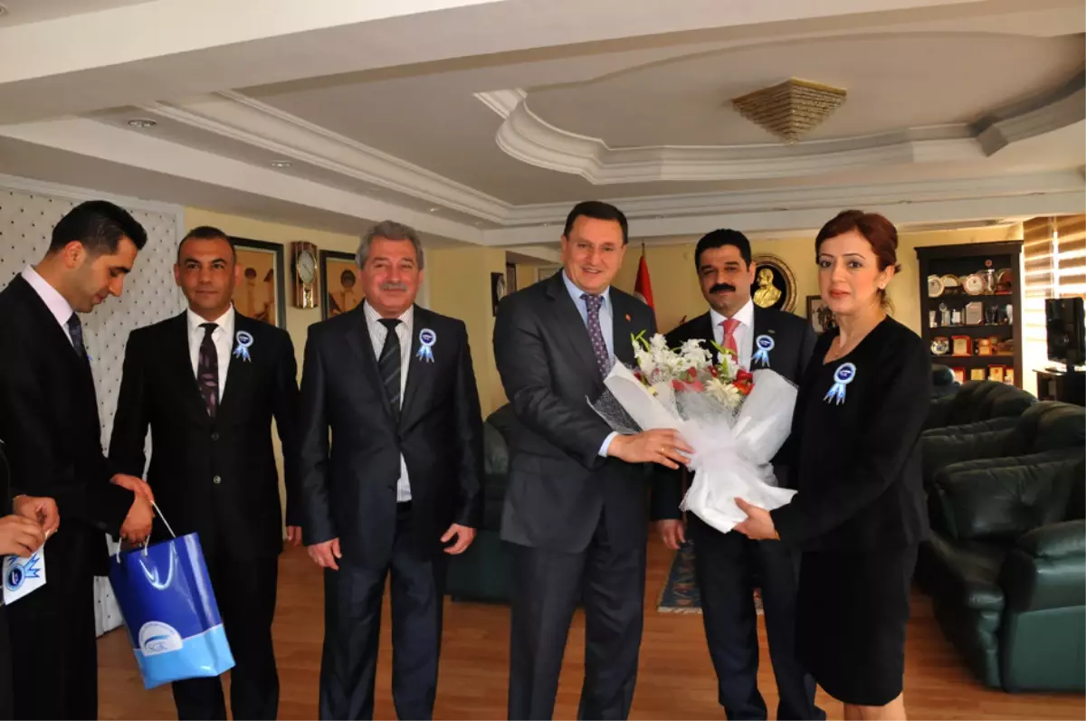 Sgk İl Müdürü Camkurt Başkan Savaş’ı Makamında Ziyaret Etti

