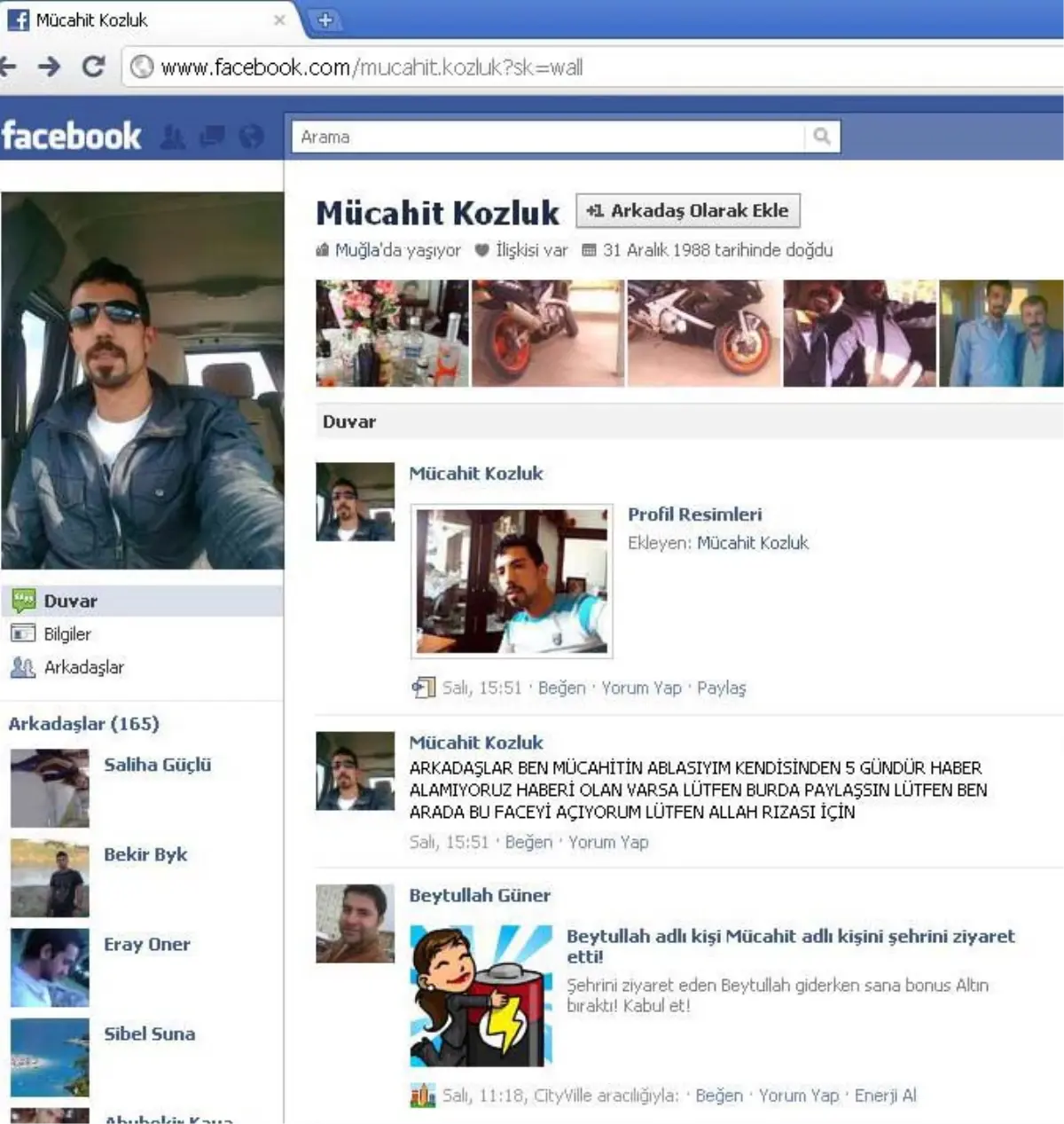 Bobinajcı Genç Bir Haftadır Kayıp