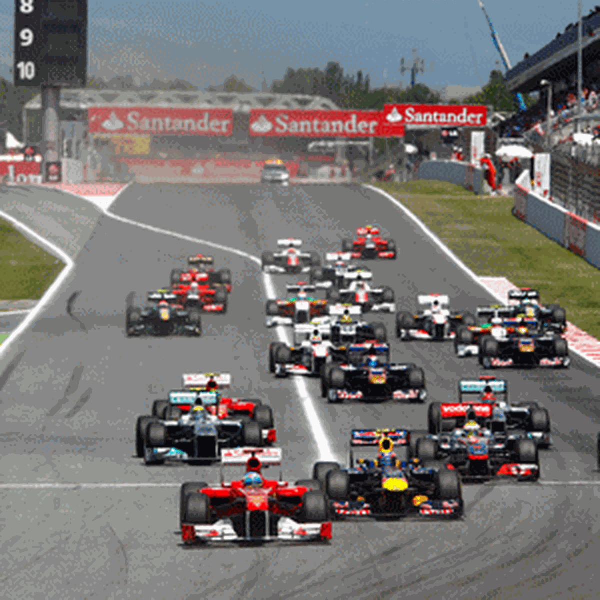 İspanya Gp’sindeki Düello’nun Galibi Sebastıan Vettel