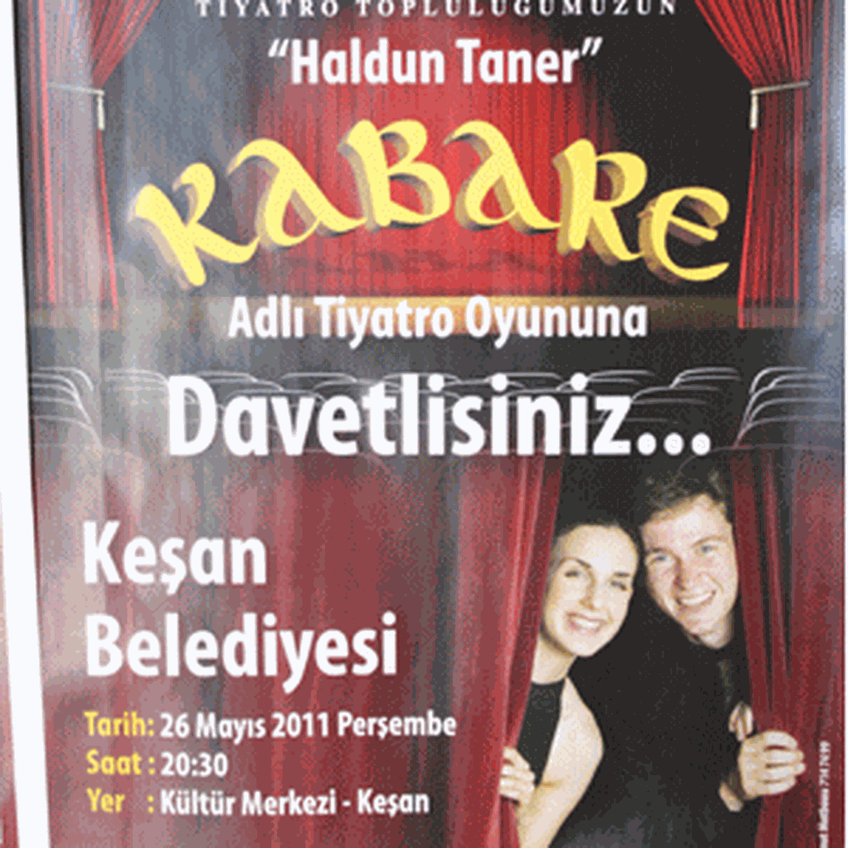 Keşan Belediyesi Tiyatro Topluluğunun İlk Gösterisi Bu Akşam