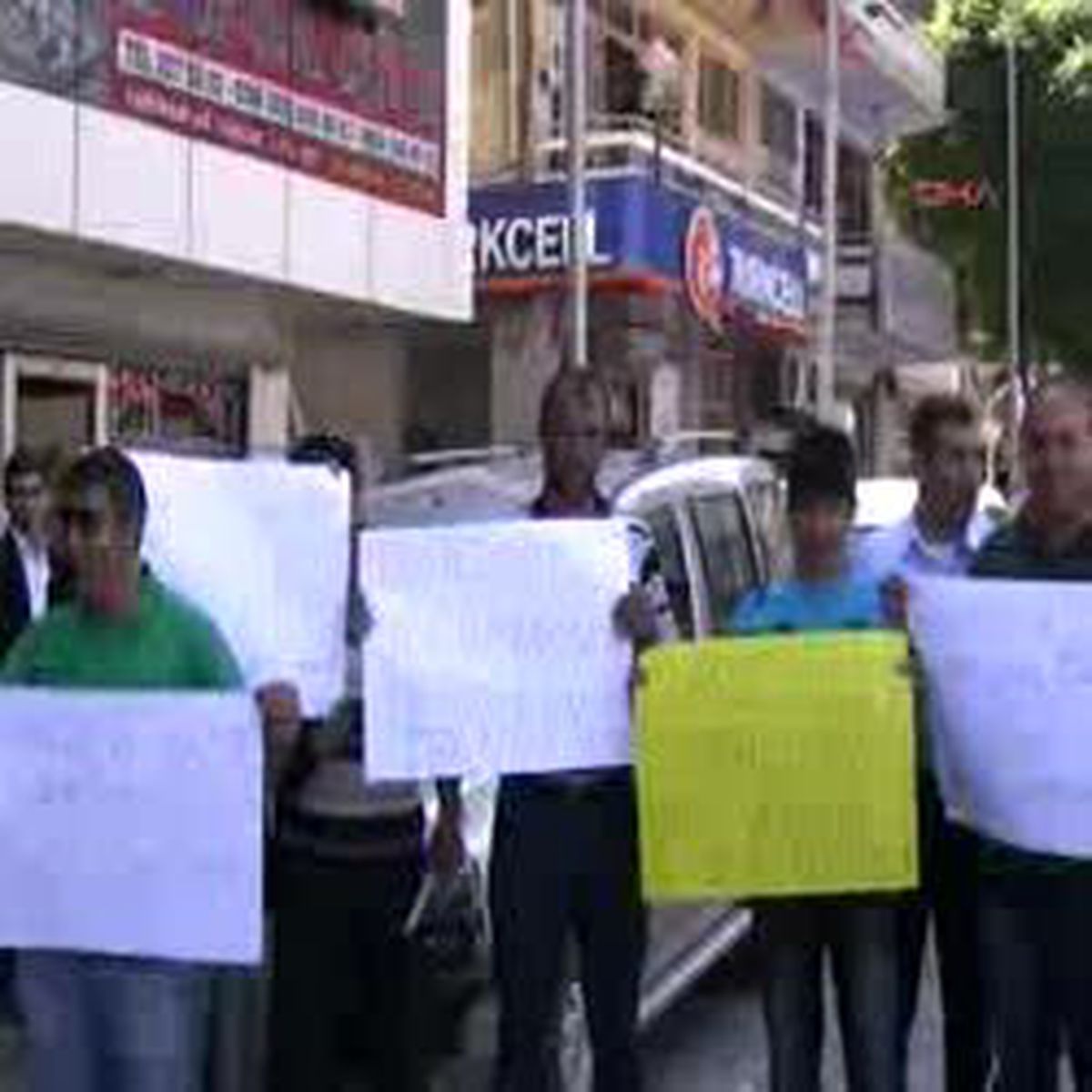 Sınır Ötesi Taşımacılık Yapan Sürücüler Eylem Yaptı