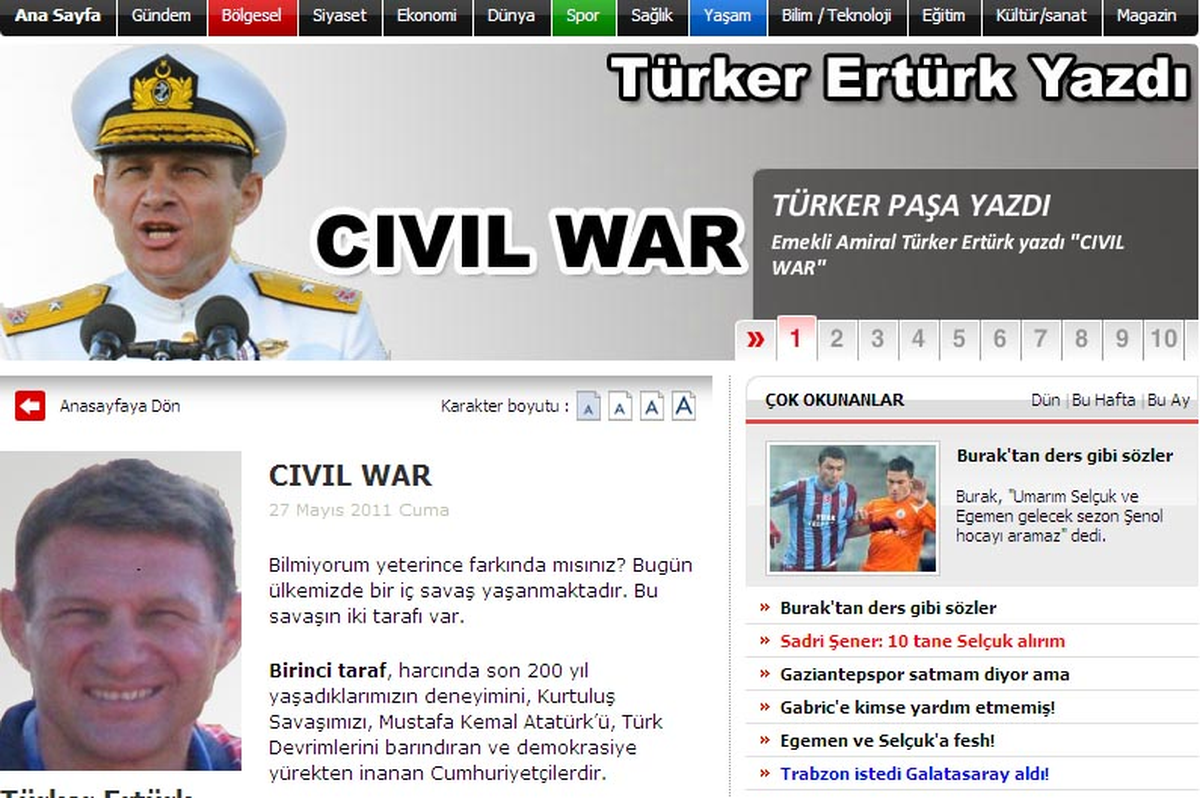 Emekli Amiral AK Parti için Ağır Konuştu