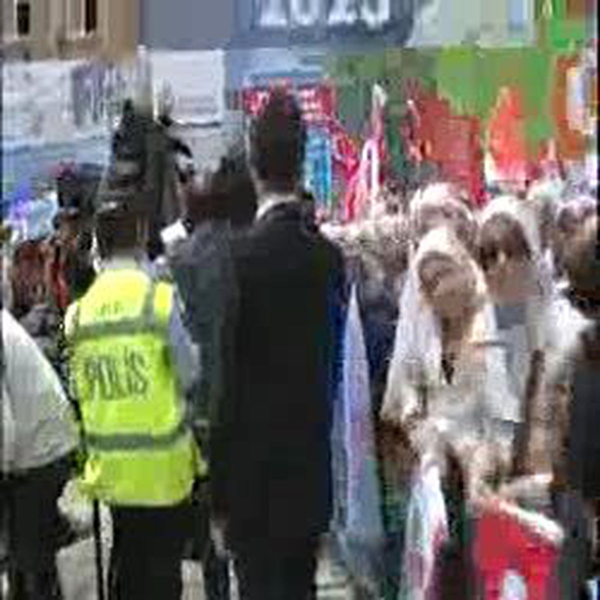 Erdoğan'ın Ümraniye Mitinginde Protesto