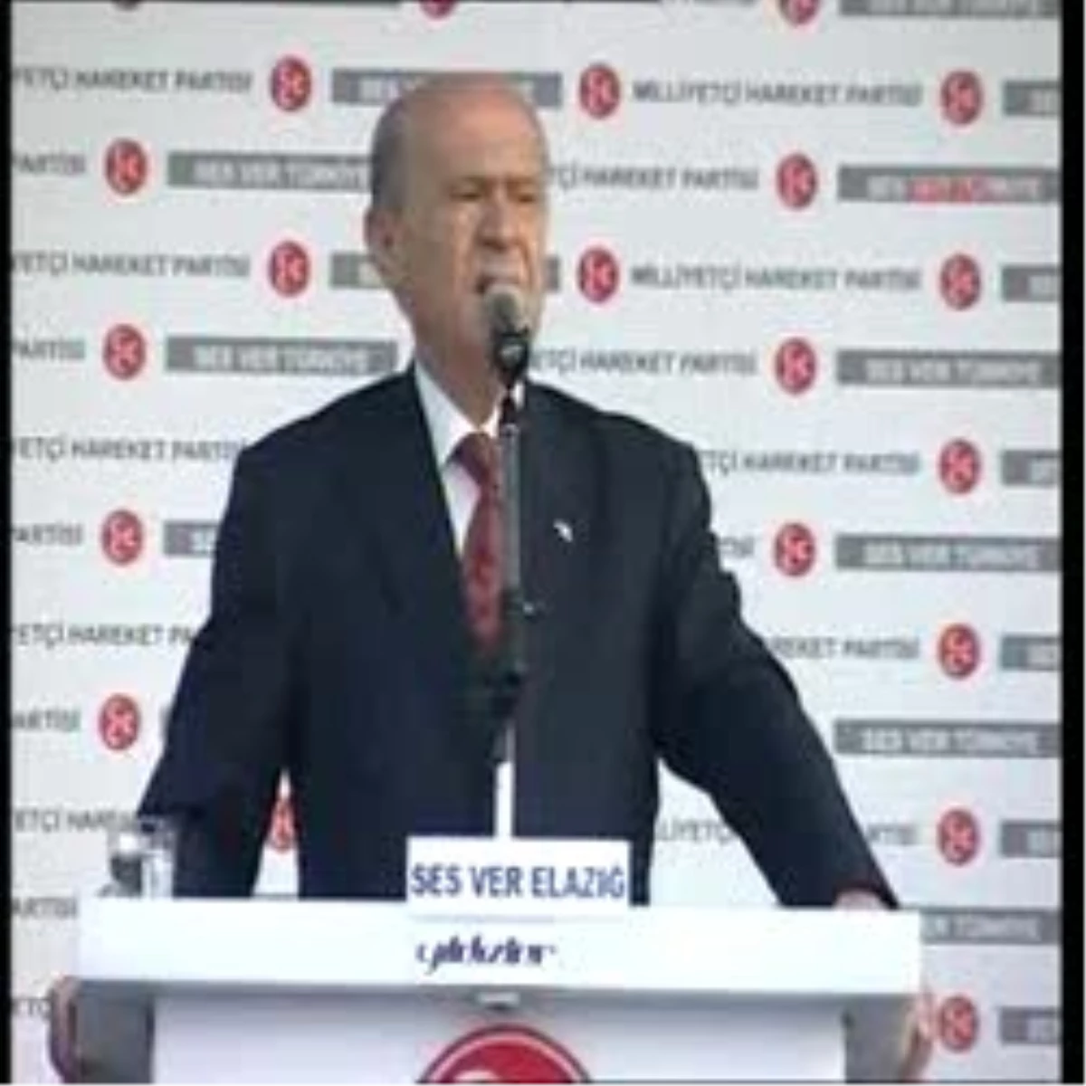MHP Lideri Bahçeli Elazığ\'da Konuştu
