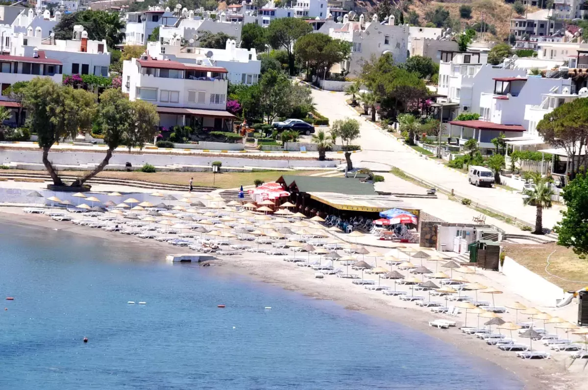 Bodrum Sahillerinde Seçim Issızlığı