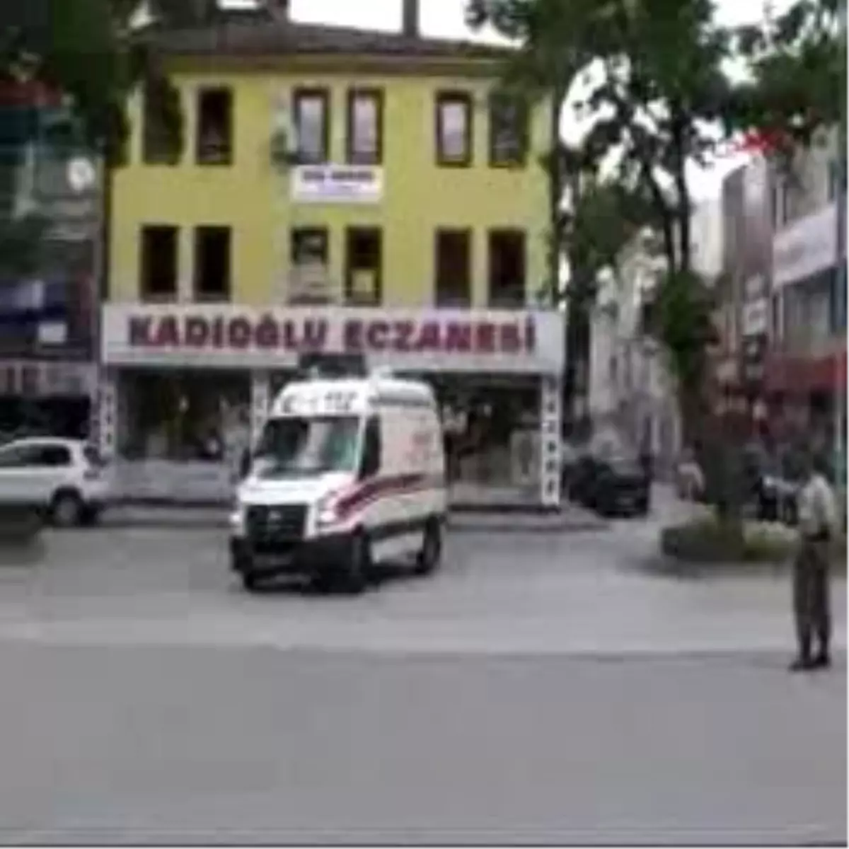 Otomobil Askerlerin Arasına Daldı